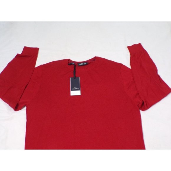 RODD & GUNN Hillend Wool Crew Neck Sweater Rust X-Large NEW - Picture 3 of 6